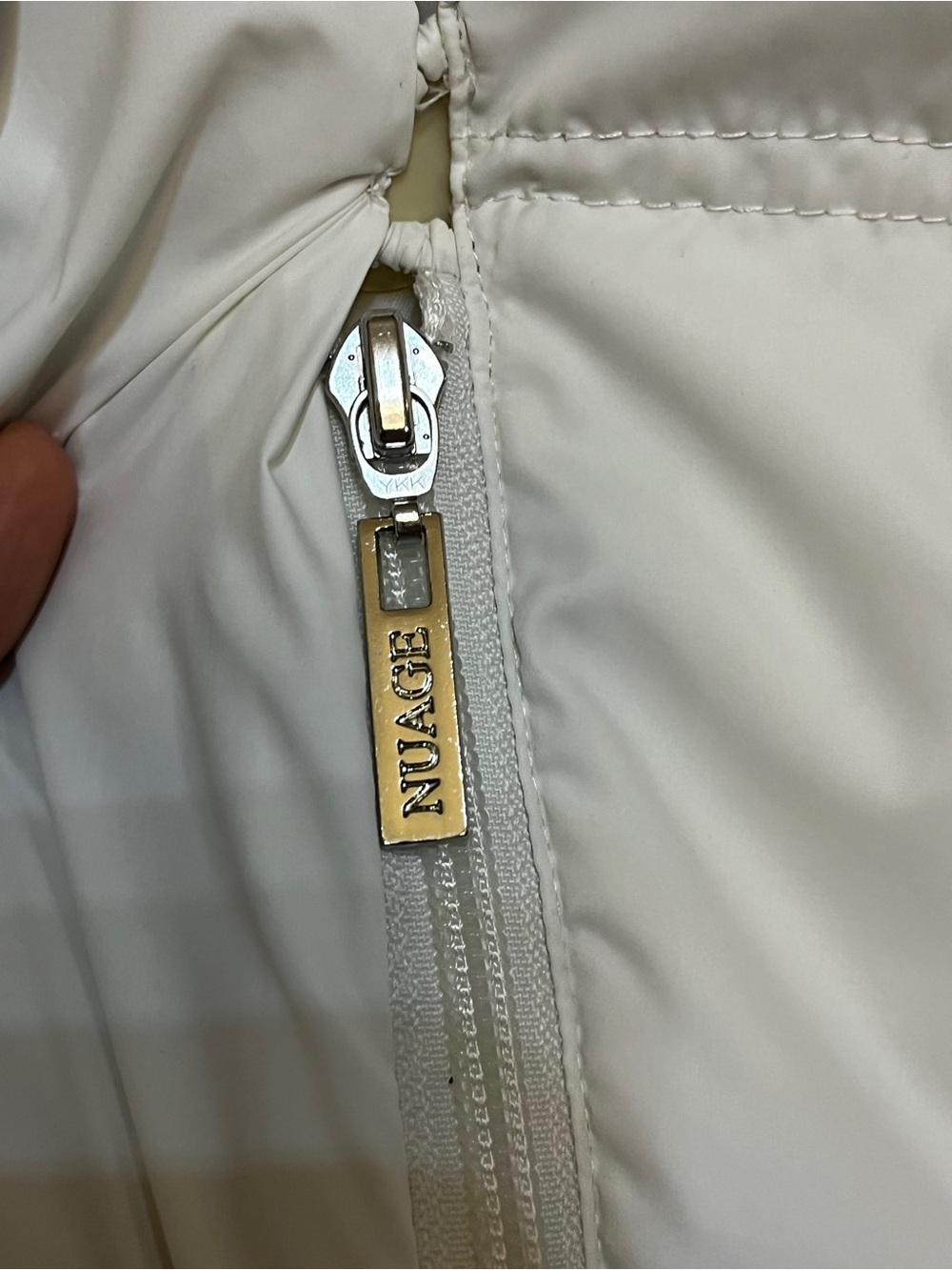 ⚡️Flash Offer⚡️Like NEW - NUAGE - Classic White Hooded Puffer Jacket - Picture 7 of 10